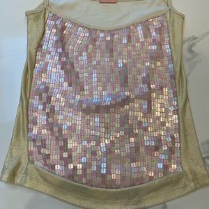 Ferre Jeans Sequined Tank Top